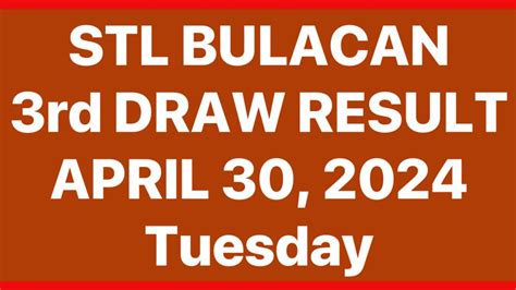 stl bulacan result today live|STL RESULT TODAY April 7, 2024 Official PCSO .